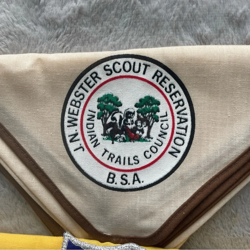 Boy Scouts Neckers Set - Yellow, Light Blue, Tan, Red Plaid